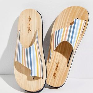 Woodlands platform clog sandal